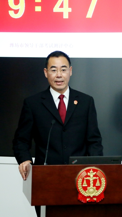 崔福濤2在2018年全市法院辦案技能競賽上演講 崔福濤2在2018年全市法院辦案技能競賽上演講